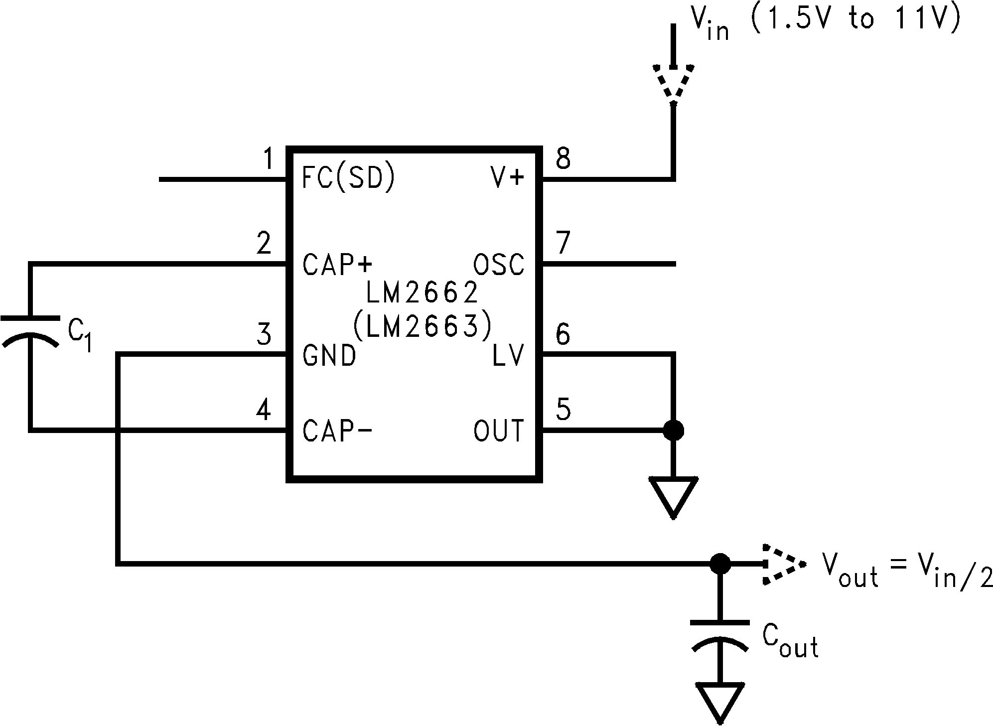 LM2662-LM266x Switched Capacitor Voltage Converter