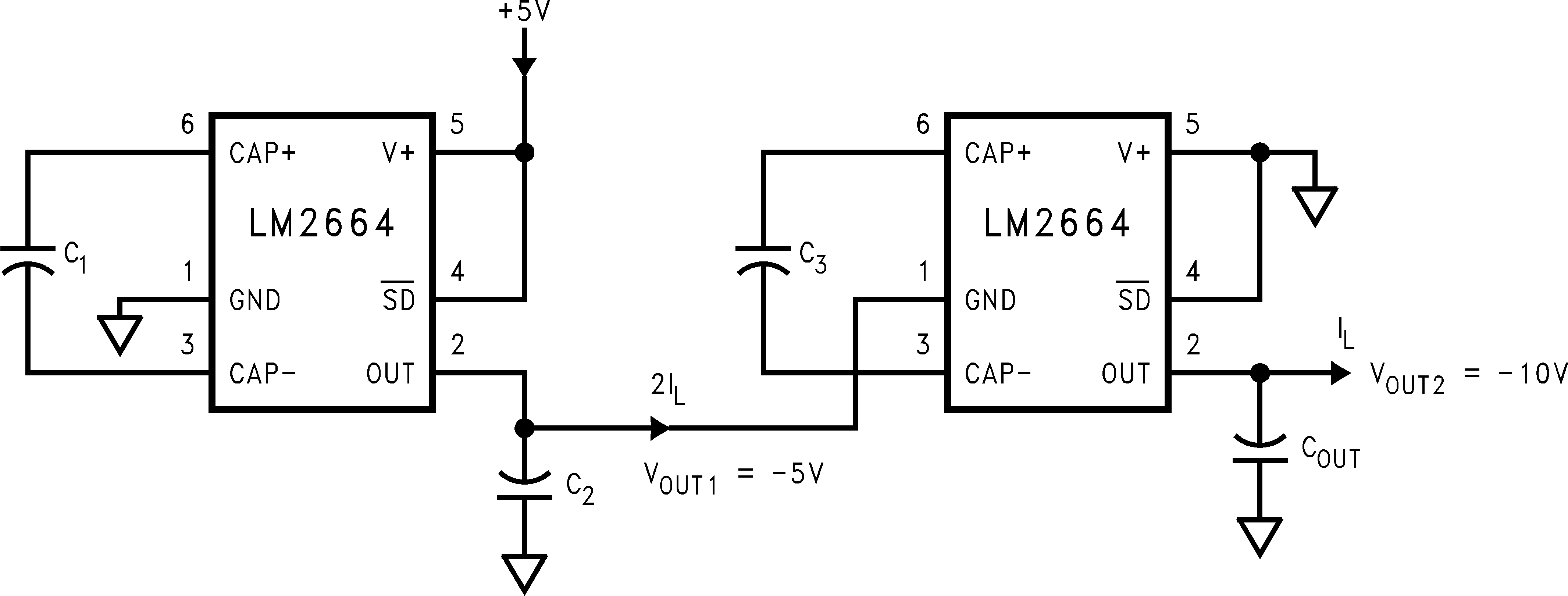 LM2664-LM2664 Switched Capacitor Voltage Converter