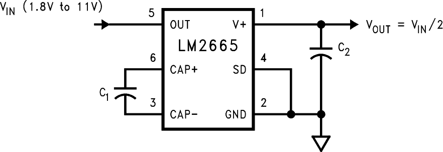 LM2665-LM2665 Switched Capacitor Voltage Converter