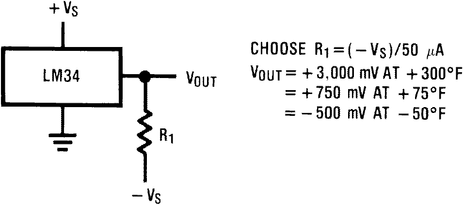 LM34-LM34 Precision Fahrenheit Temperature Sensors
