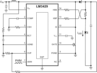 LM3429-Q1-汽车类LED驱动器-LED驱动器-电源管理