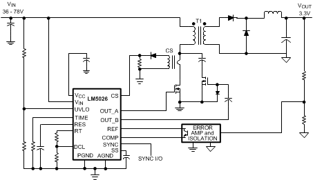 LM5026-PWMг-߸DC/DCת-Դ