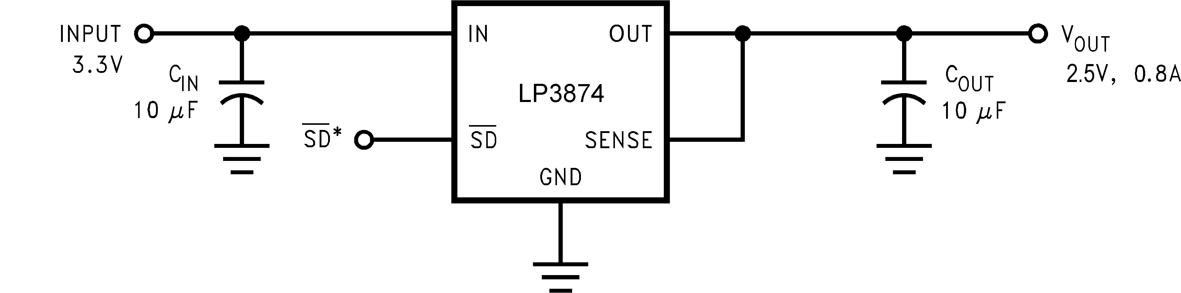 LP3871-LP387x 0.8-A Fast Ultra-Low-Dropout Linear Regulators