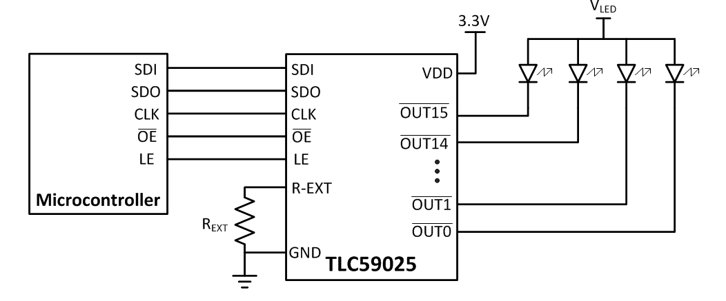 TLC59025-/-LED-Դ