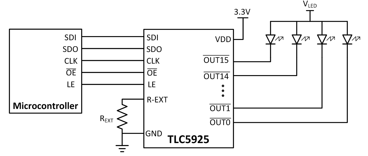 TLC5925-/-LED-Դ