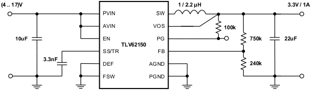 TLV62150-4-17V1Aзֲʽϵͳ(DCS) - ƵĽѹת? (Rev. B)