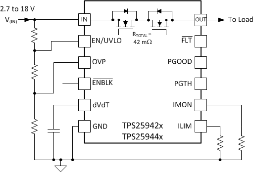 TPS25942L-eFusesFET-غȲ-Դ