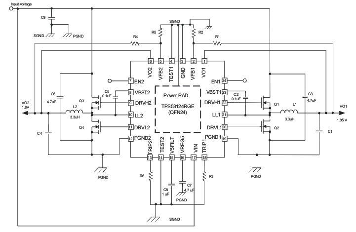 TPS53124-ⲿأ-DC/DCѹ-Դ