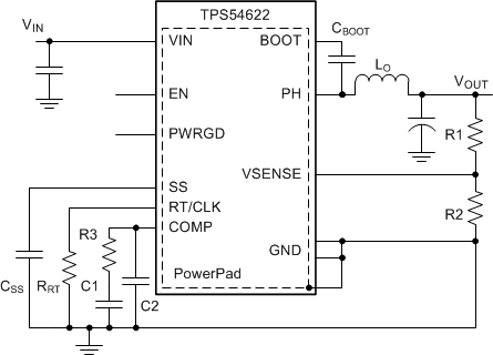 TPS54622-转换器（集成开关）-DC/DC开关稳压器-电源管理