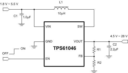 TPS61046-תɿأ-DC/DCѹ-Դ