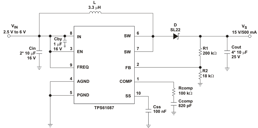 TPS61087-תɿأ-DC/DCѹ-Դ