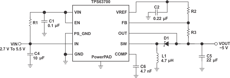 TPS63700-TPS63700 DC-DC Inverter