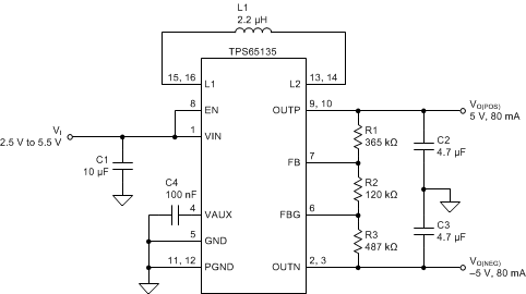 TPS65135-תɿأ-DC/DCѹ-Դ