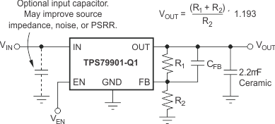 TPS799-Q1-TPS799-Q1 200 mA, Low Quiescent Current, Ultralow Noise,  High PSRR, Low Dropout, Linear Regulators