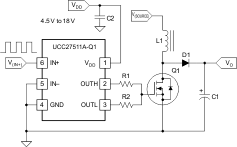 UCC27511A-Q1-Ͳ-MOSFETIGBTդ-Դ