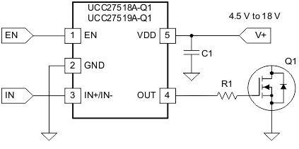 UCC27518A-Q1-Ͳ-MOSFETIGBTդ-Դ