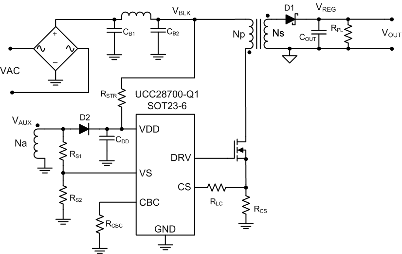 UCC28700-Q1-ʽ-߸DC/DCת-Դ