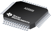ADS808-12 位 70MSPS ADC，具有单端/差动输入、内部/外部参考、灵活时钟、可选择全范围和断电功能