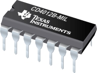 CD4012B-MIL-CMOS ˫· 4 