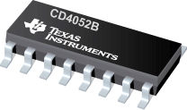 CD4052B-߼ƽתܵ CMOS  4 ͨģ·/·⸴