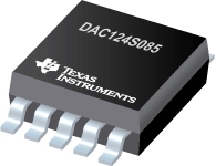 DAC124S085-12-Bit Micro Power QUAD Digital-to-Analog Converter with Rail-to-Rail Output