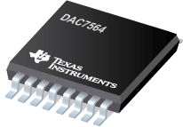 DAC7564-12-Bit, Ultra-Low Glitch, Voltage Output DAC w/2.5V, 2ppm/°C Int Ref