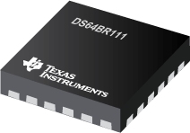 DS64BR111-Ultra Low Power 10.3 Gbps 2-Channel Repeaters with Input Equalization and Output De-Emphasis