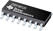 DS91M125- LVDS  125 MHz 1:4 M-LVDS м