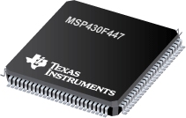 MSP430F447-具有 32kB 闪存、1024B RAM、12 位 ADC、2 个 USART、HW 乘法器和 160 段 LCD 的 16 位超低功耗微处理器