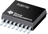 PCM1742-106dB SNR  DAC