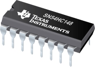 SN54HC148-8 线路至 3 路线优先级编码器