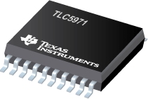 TLC5971- 3.3V ѹ 12 ͨ 16 λ ES-PWM RGB LED 