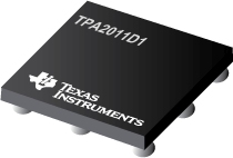 TPA2011D1-1.2W mono class-d with auto-recovering short-circuit protection