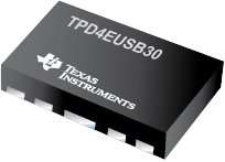 TPD4EUSB30-ڳ (6 GBPS) USB 3.0 ӿڵ 4 ͨ ESD 